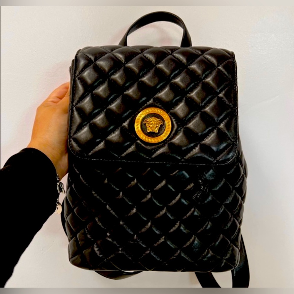 Versace | Bags | Versace Medusa
Quilted Leather Backpack